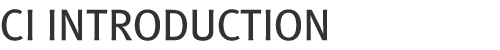 CI introduction